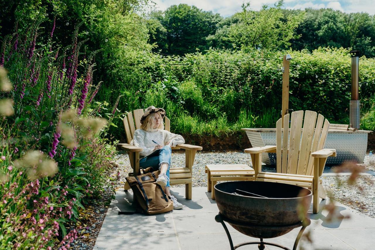 Blatchford Briar - Award Winning Private Shephards Huts With Their Own Secluded Hot Tubs Milton Abbot Kültér fotó