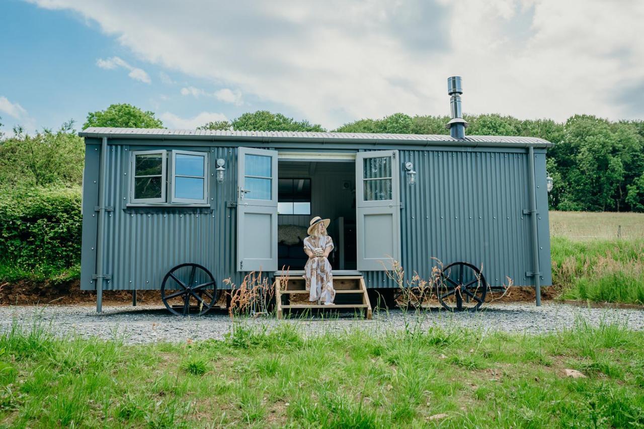 Blatchford Briar - Award Winning Private Shephards Huts With Their Own Secluded Hot Tubs Milton Abbot Kültér fotó